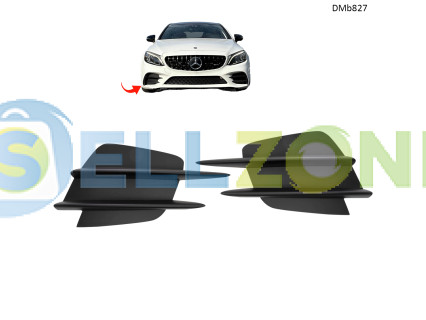 Ρύθμιση καλύμματος οπών προφυλακτήρα Mercedes C W205 AMG (2019–2023) – αριστερά και δεξιά – DMb827